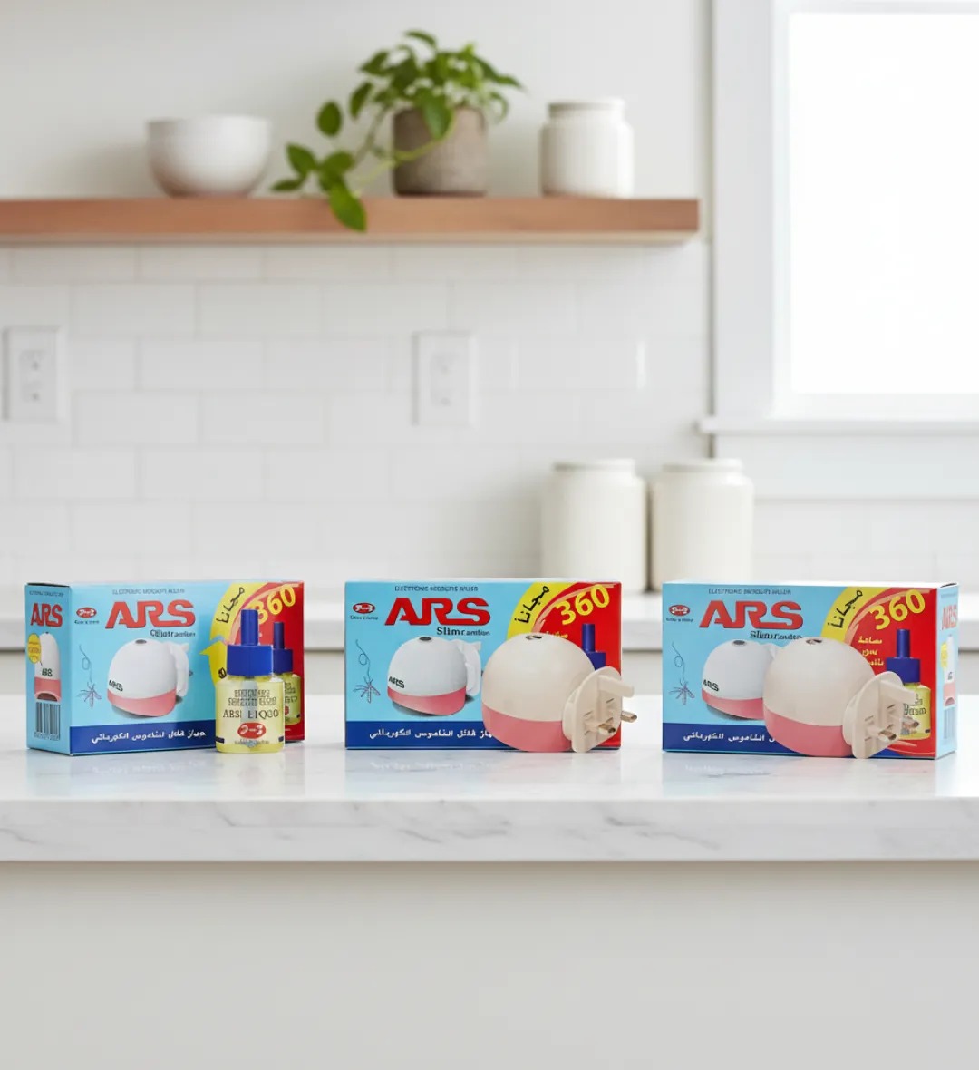 ARS ELECTRONIC MOSQUITO KILLER+360ML LIQUID FREE ARS ELECTRONIC MOSQUITO KILLER+360ML LIQUID FREE