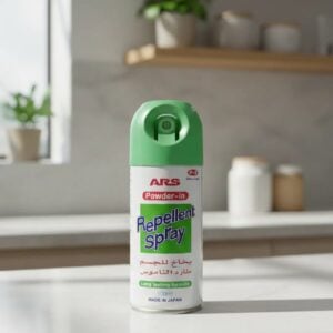 Ars body spray protects against mosquitoes